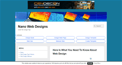 Desktop Screenshot of nanowebdesigns.com